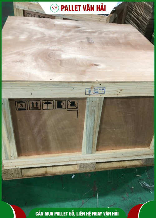 Pallet thùng ván ép 1050*1050*650